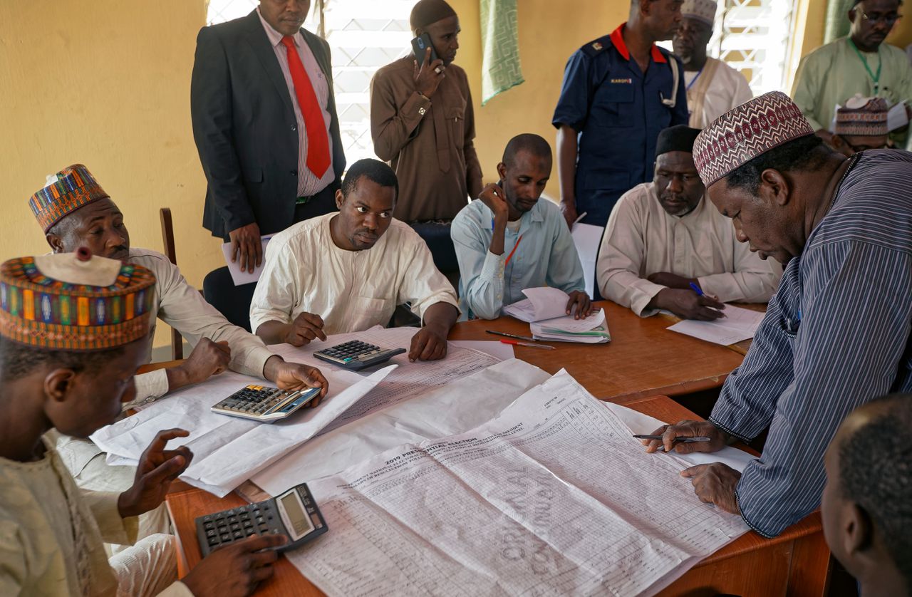 Nigeriaanse oppositie tekent protest aan tegen voorlopige uitslag verkiezingen 