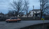 A destroyed building after a recent Russian attack on the village of Novopavlivka, located 15 km from the front line in the Dnipro region.