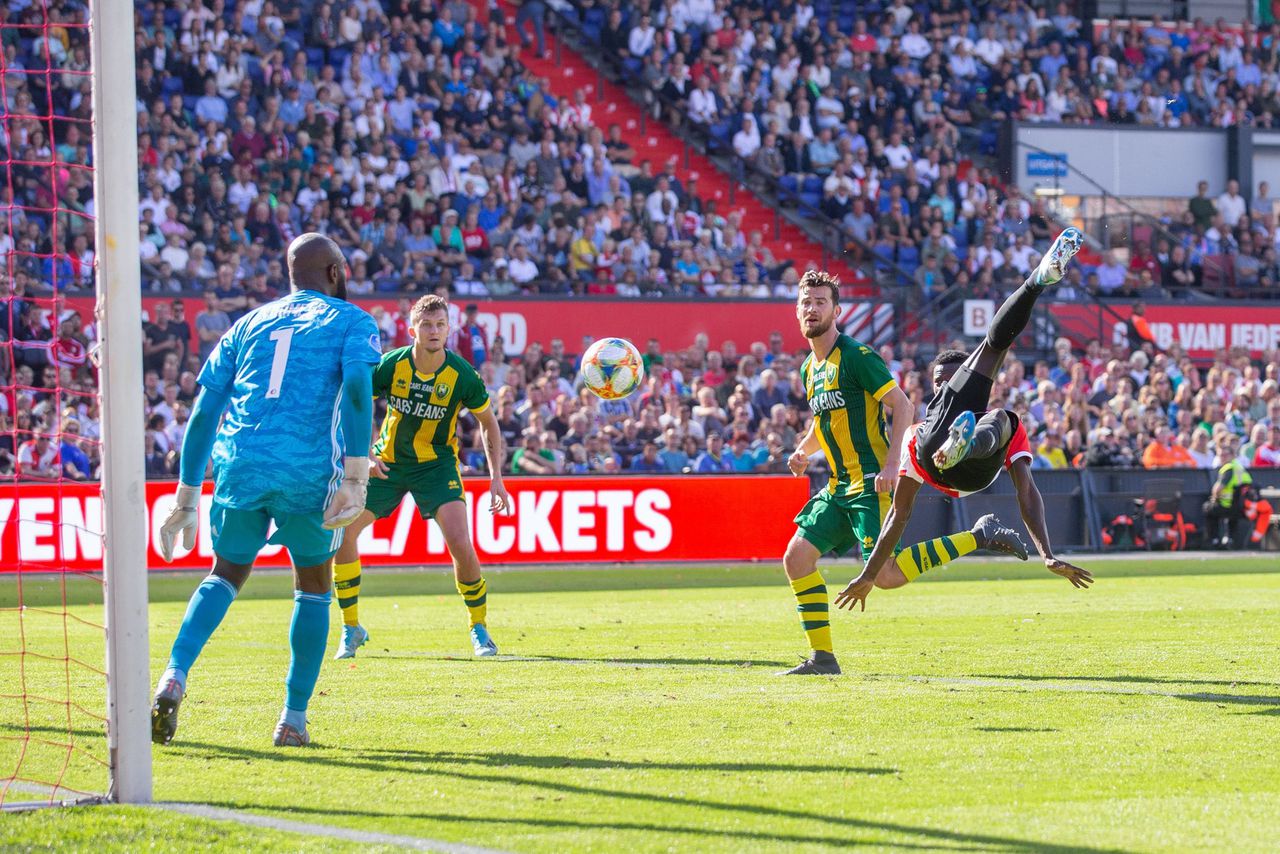 Feyenoord wint ondanks eigen doelpunten met 3-2 van ADO 