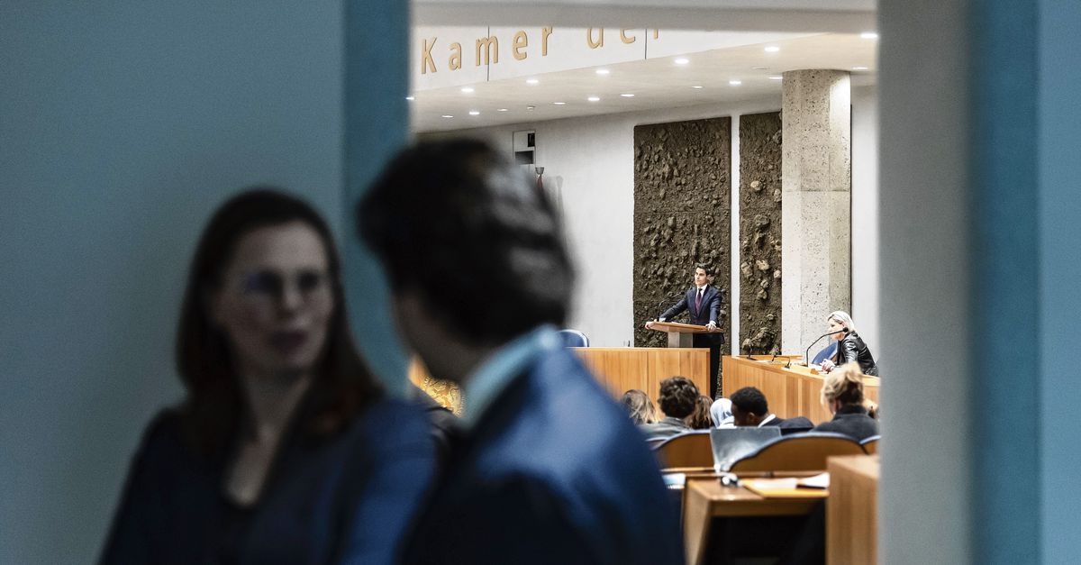 Kamerdebat D66-leider Rob Jetten verdedigt verhoging eigen risico