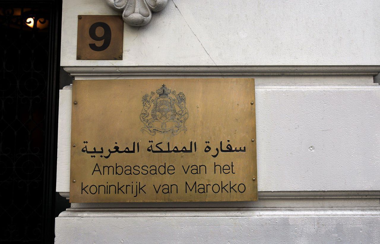 De Marokkaanse ambassade in Den Haag.
