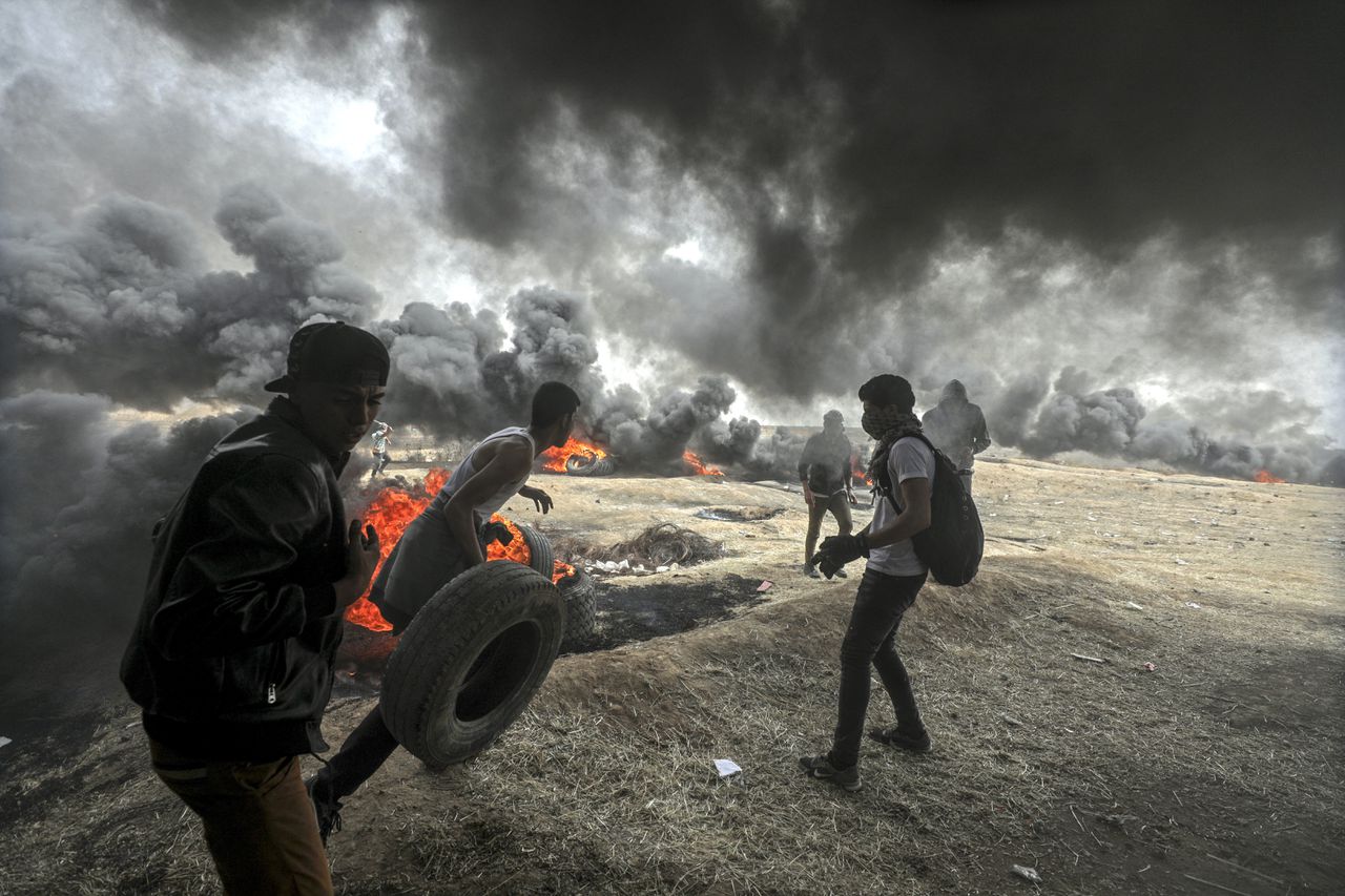 4 doden en 156 gewonden bij protesten Gaza 
