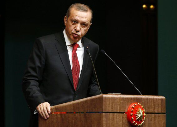 De Turkse president Tayyip Erdogan.