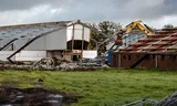 In de regio de Peel zijn veel boerderijen opgekocht met de opkoopregeling en worden daarna gesloopt., Heusden 27 oktober 2025. 