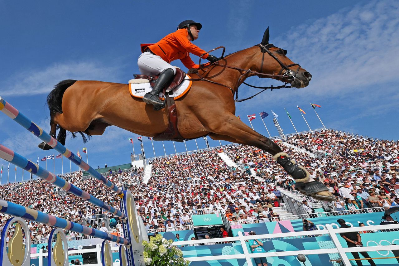 Een tweede olympische bronzen medaille leidt tot vreugdetranen bij springruiter Van der Vleuten 