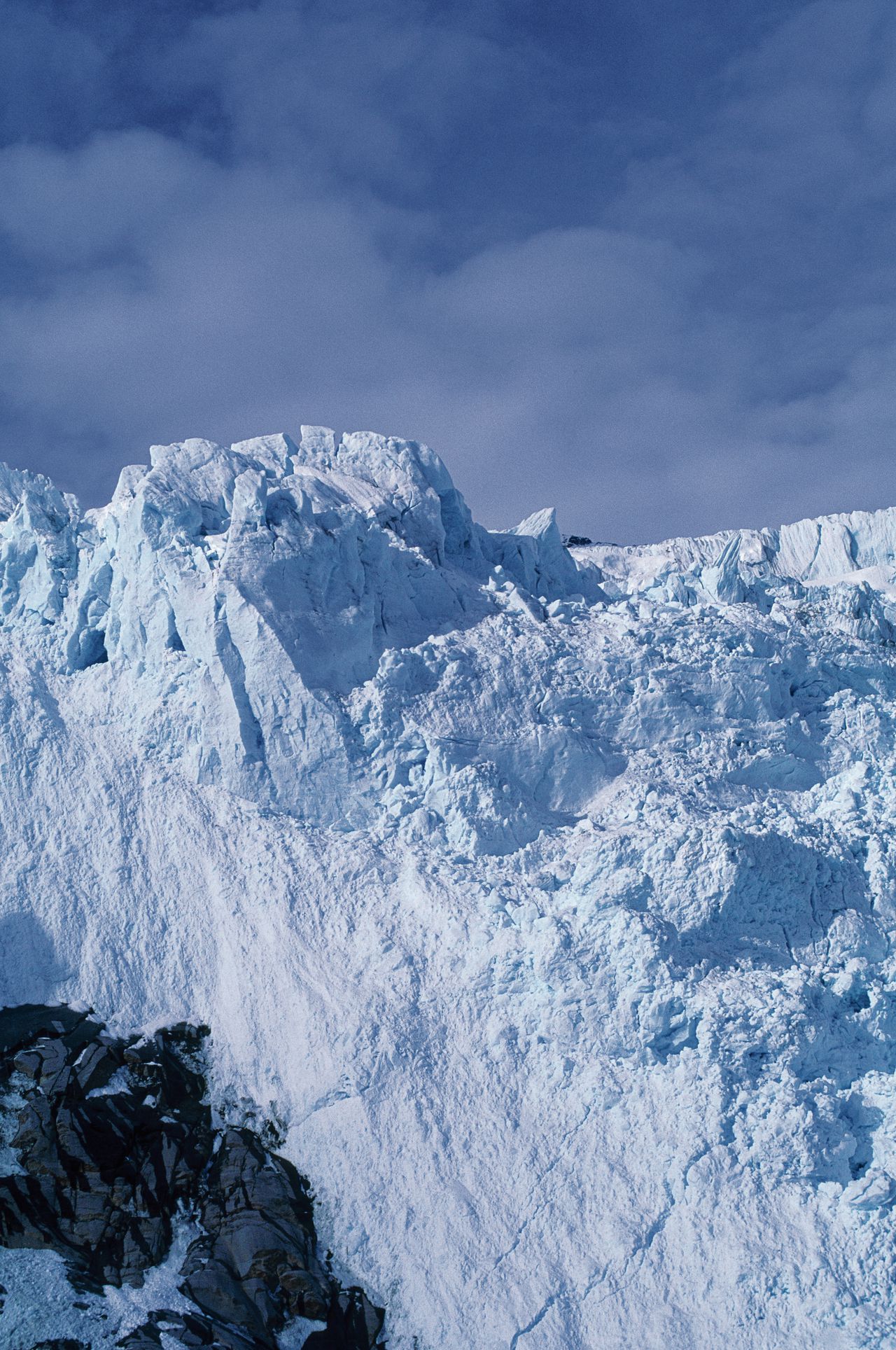 De Mendenhall gletsjer bij Juneau, Alaska