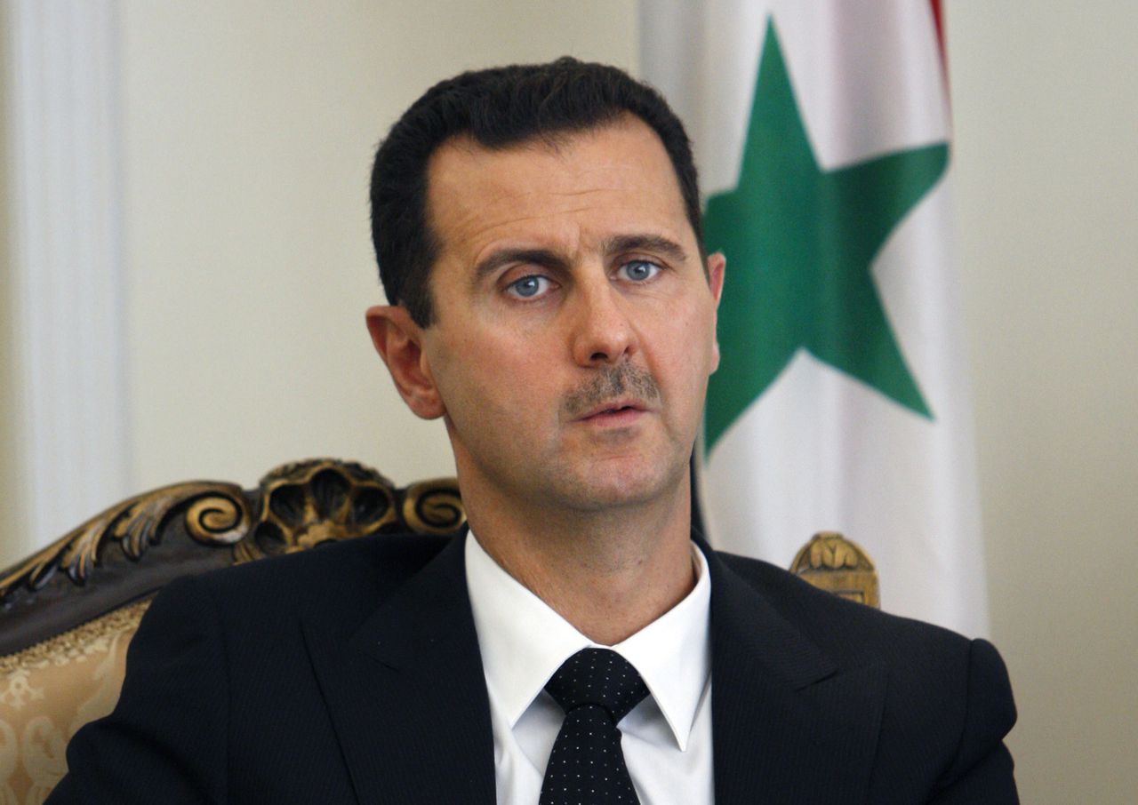 Assad op een foto uit 2009.