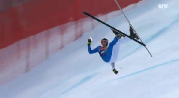 Beelden Italiaanse Skier In Ziekenhuis Na Crash Nrc