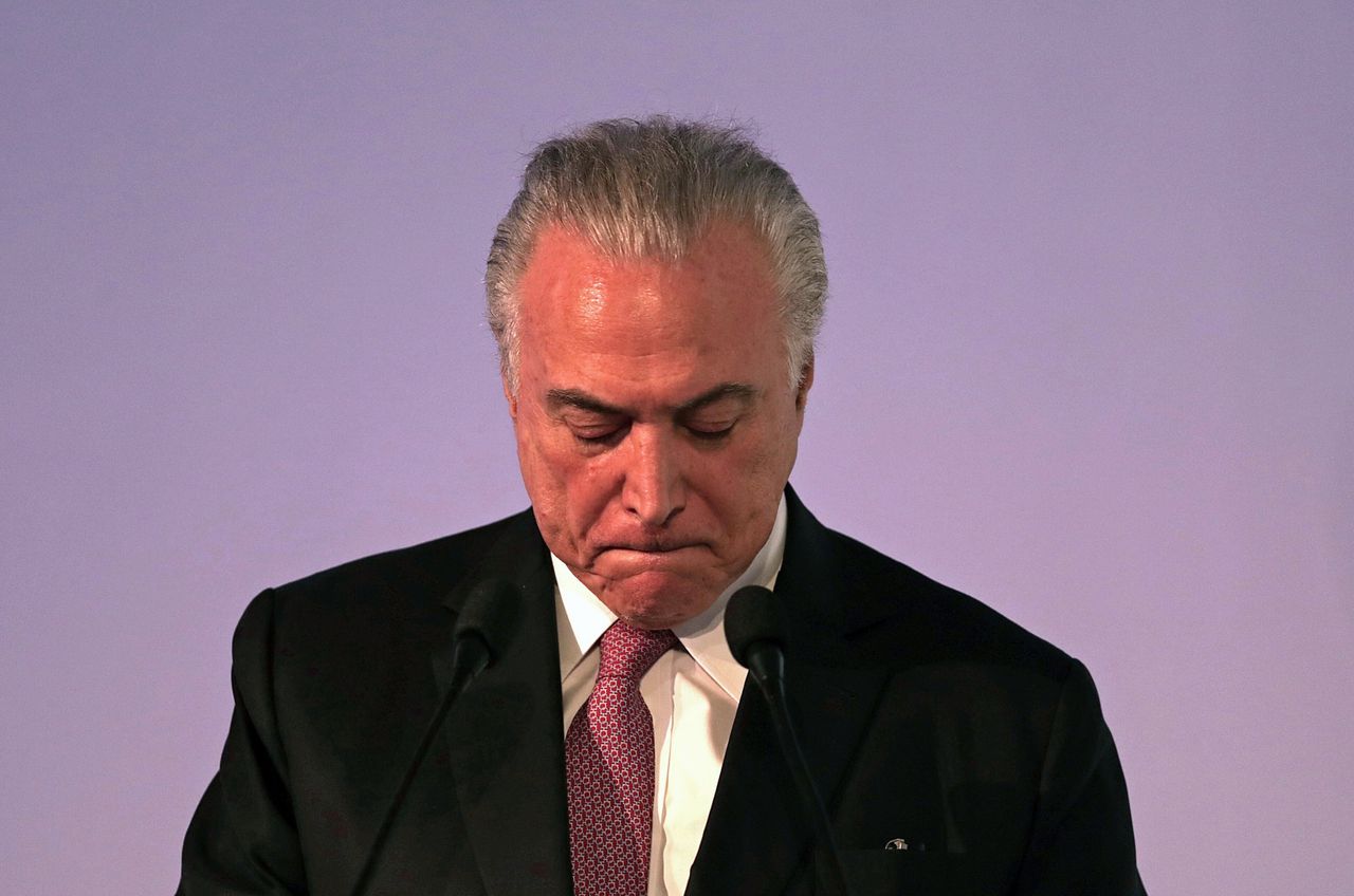 Ex-president Brazilië opgepakt wegens corruptie 