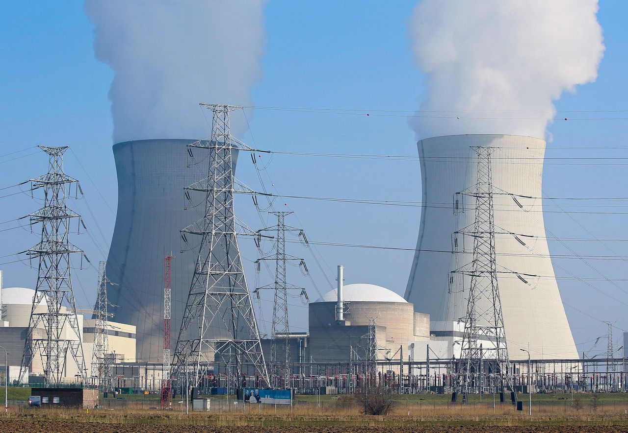 De kerncentrale in Doel, vlakbij Antwerpen.