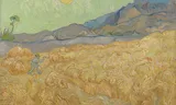 Vincent van Gogh, Campo de trigo con Reaper, 1889.