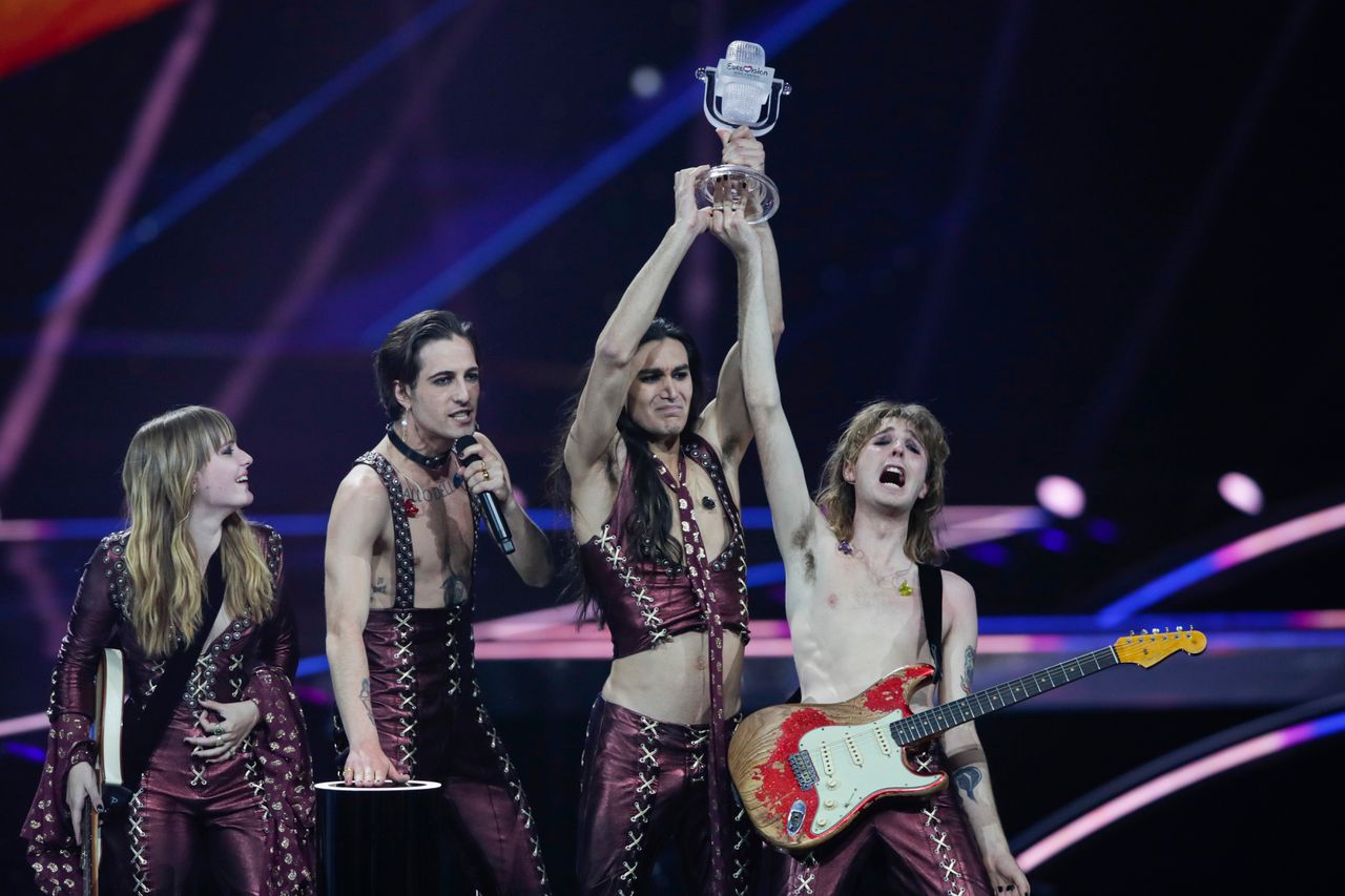 Italie Wint Eurovisie Songfestival Met Rocknummer Van Maneskin Nrc