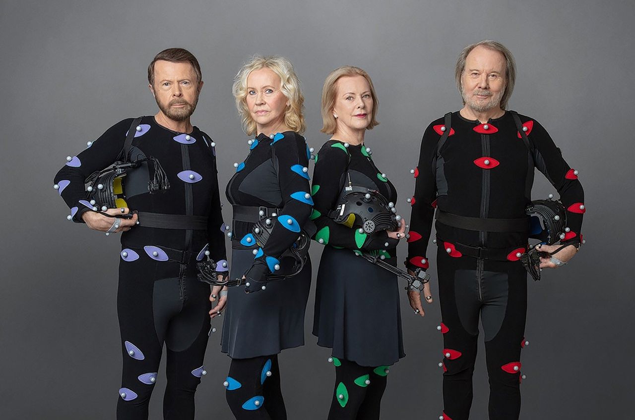 Björn, Agnetha, Anni-Frid en Benny in hologrampakken. ABBA gaat dit najaar op tournee met ‘Abbatars’ i.p.v. de echte bandleden.