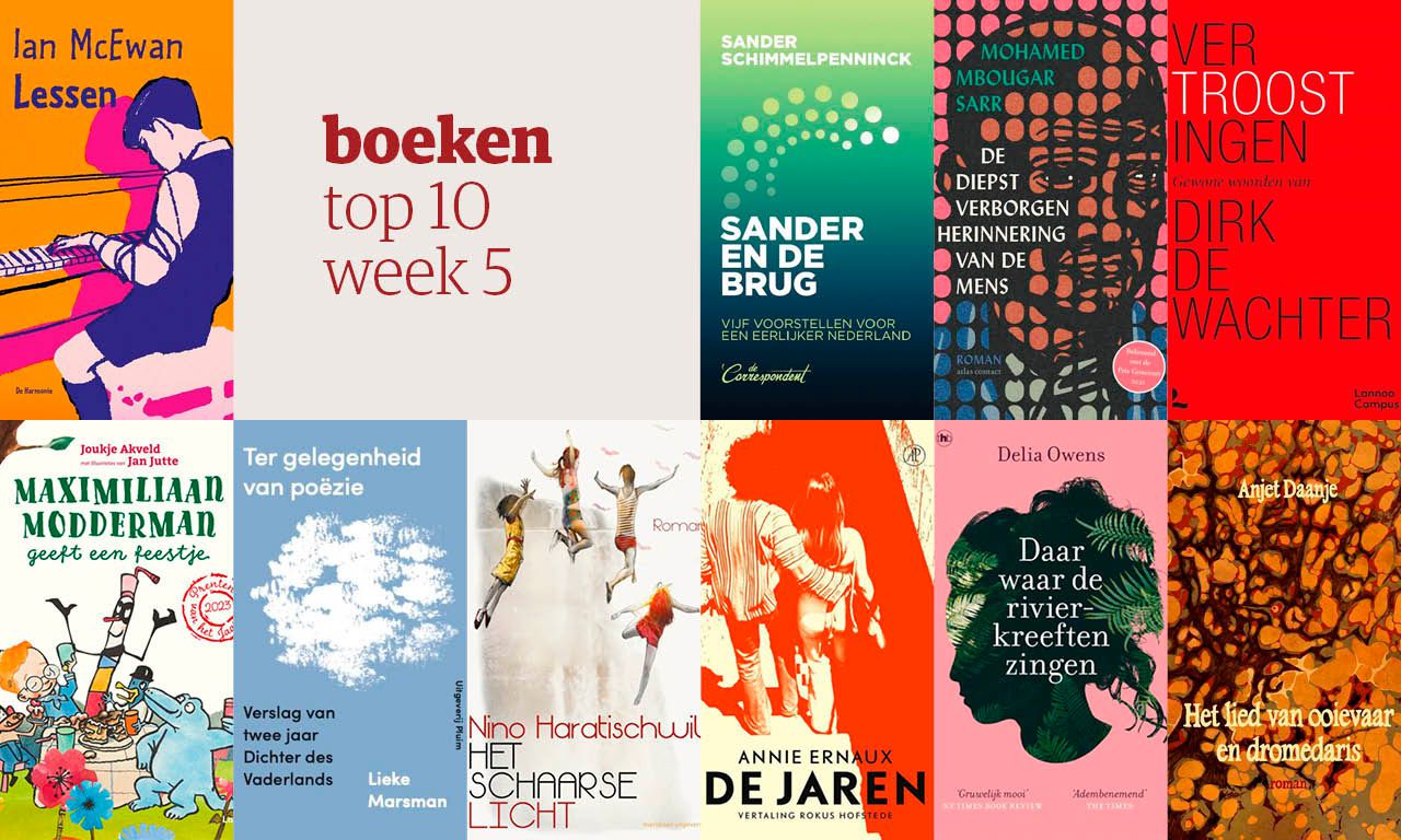 De tien best verkochte boeken van week 5 - NRC