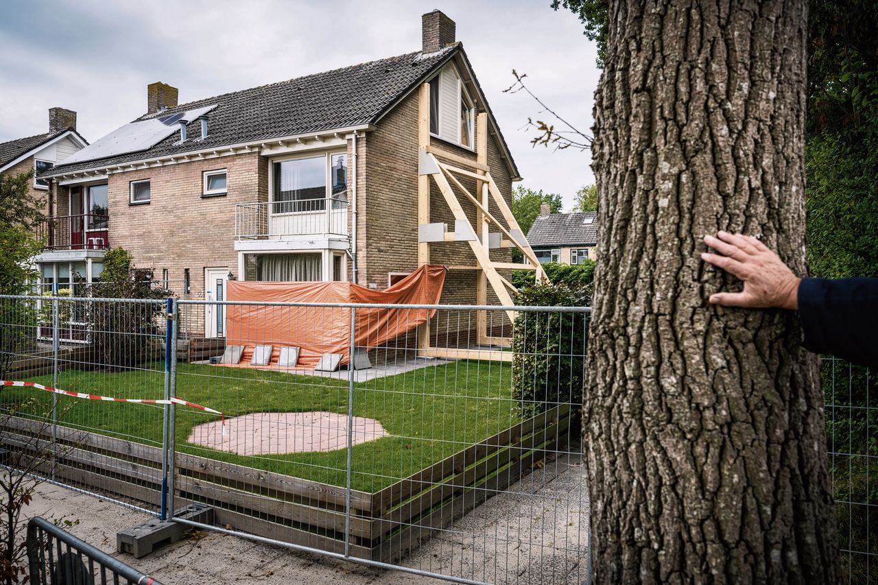 Ineens zaten de huizen vol scheuren 