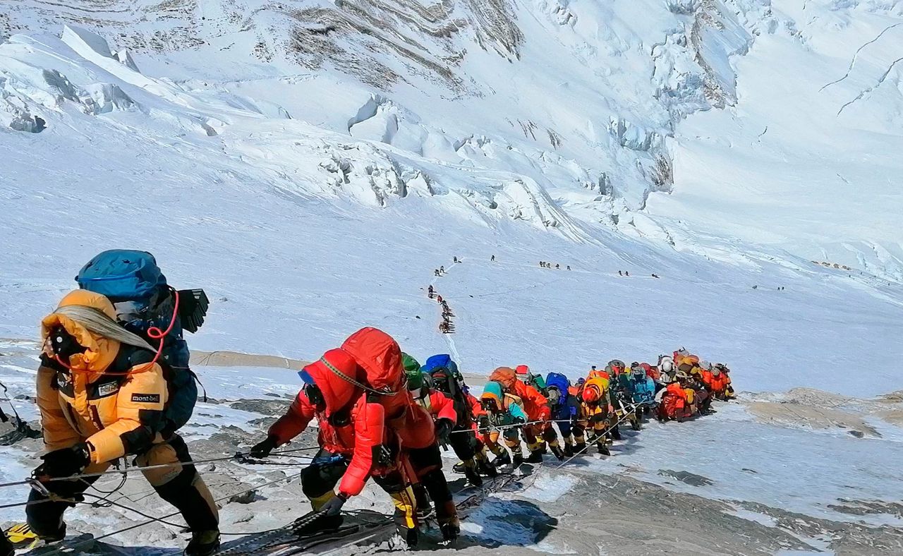 De file op de Mount Everest is voorlopig verleden tijd.