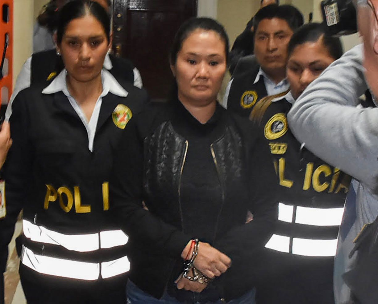 Peruaanse oppositieleider Fujimori preventief vast 