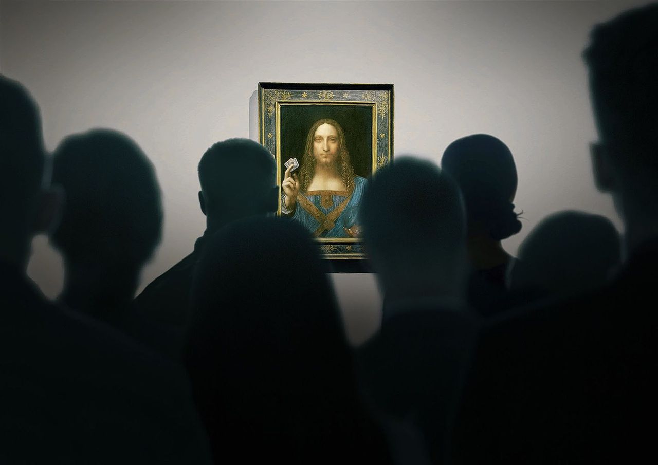 Scène uit de documentaire ‘The Lost Leonardo’ van Andreas Koevoed.
