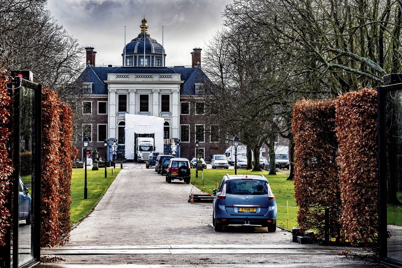 Verbouwing bij Huis ten Bosch in Den Haag, waar koning Willem-Alexander en zijn gezin naartoe verhuizen.