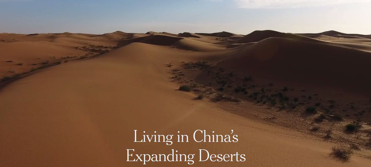 Hoe een Chinees gezin moet vluchten voor verwoestijning 