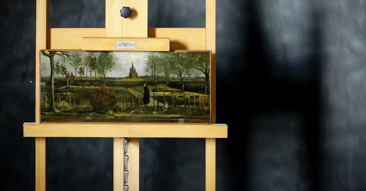 Van Gogh's “Spring Garden” was damaged in eight places after the theft