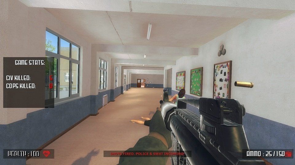 Ophef in de VS: videogame verwijderd waarin speler als  school shooter doodt 
