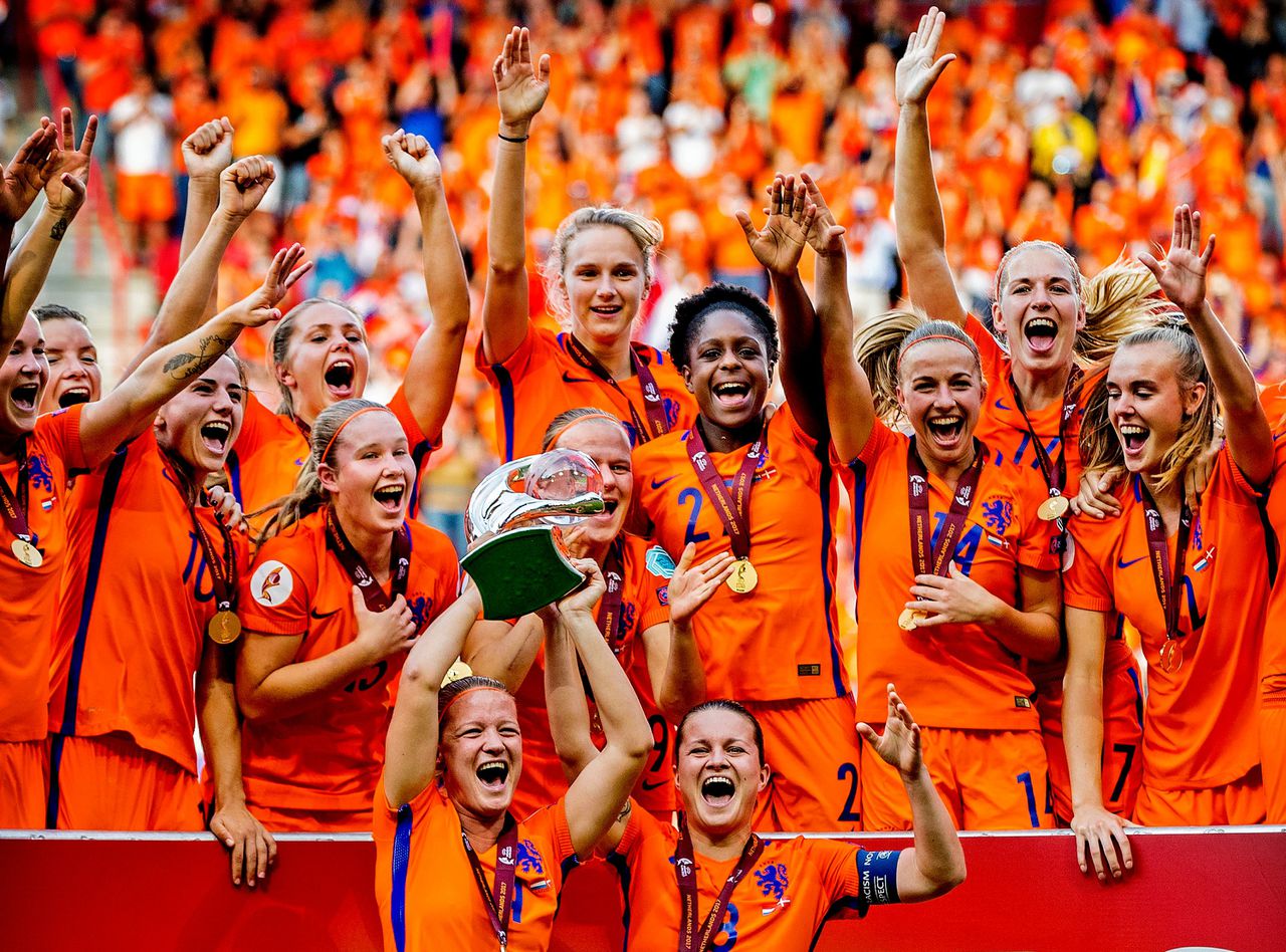 Twee jaar geleden werd het vrouwenelftal Europees kampioen.