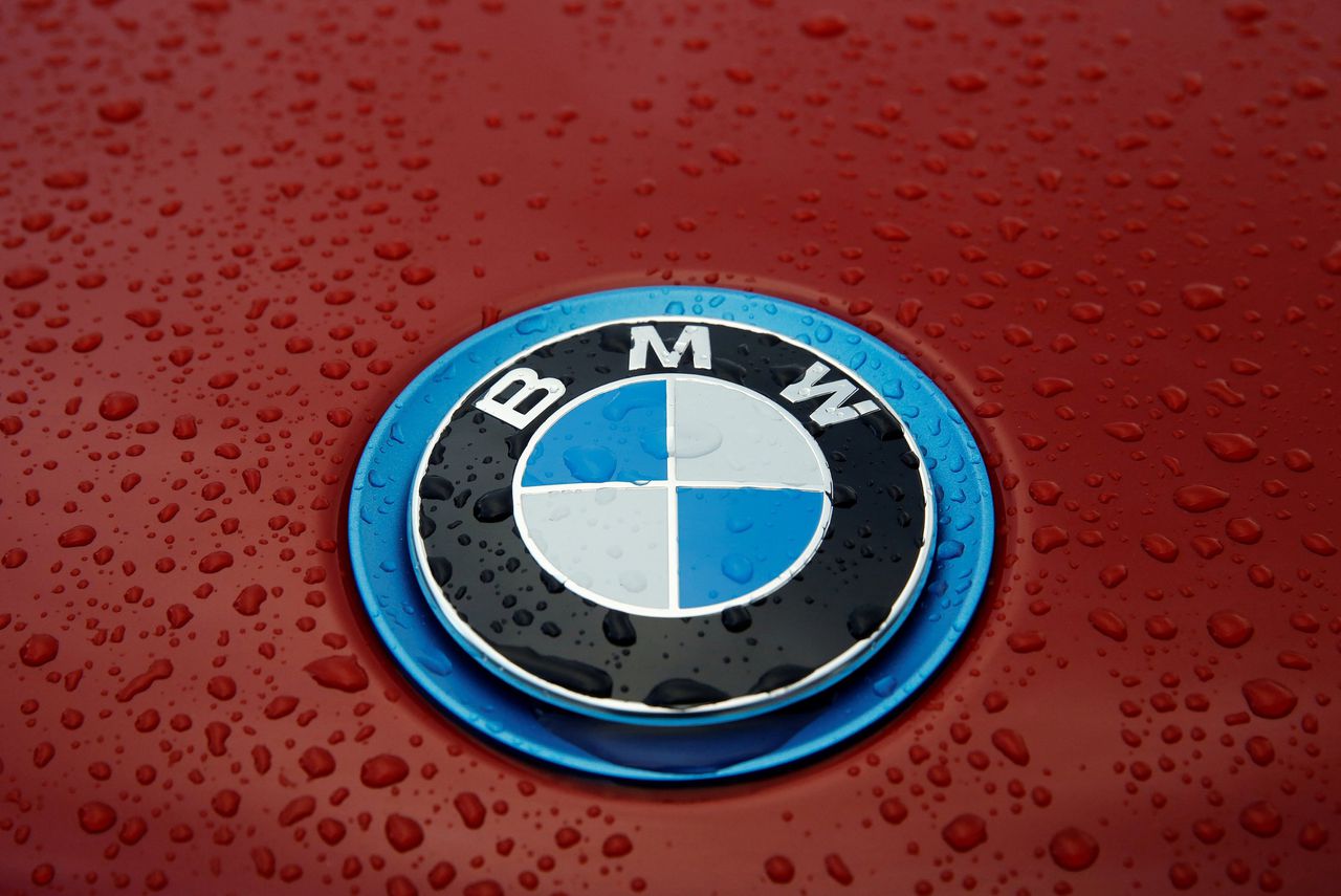 Het logo van de Duitse autofabrikant BMW.