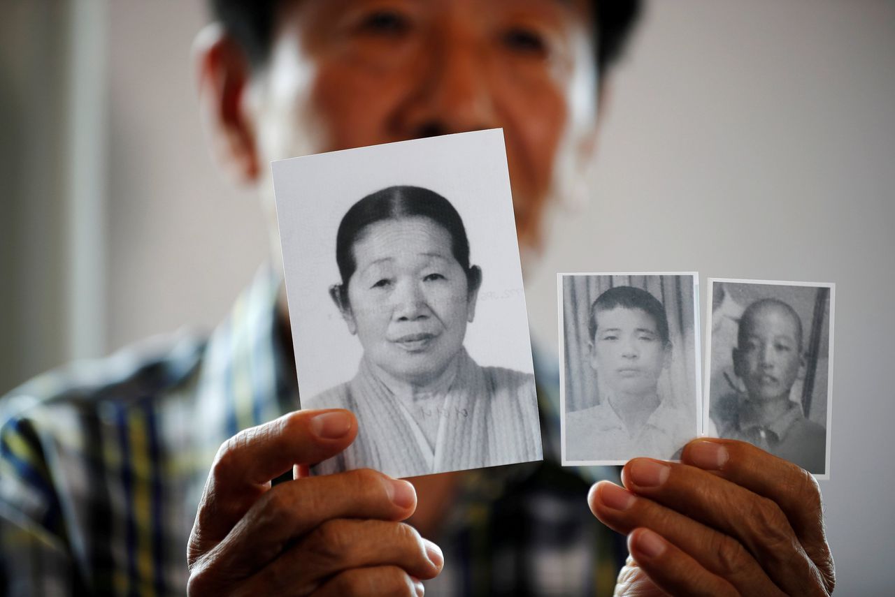 Korte hereniging voor 180 families uit Noord- en Zuid-Korea 