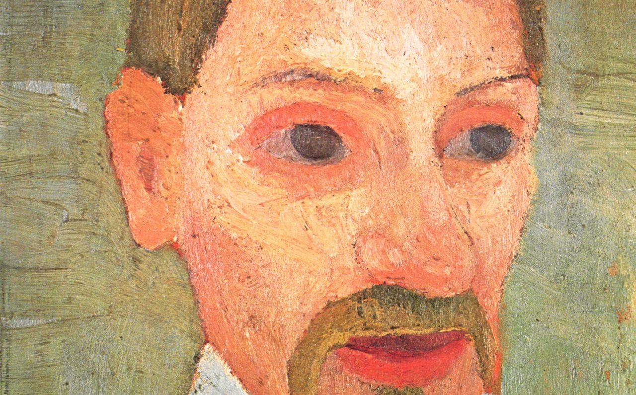 Rainer Maria Rilke door Paula Modersohn-Becker (tempera op karton, 1906)