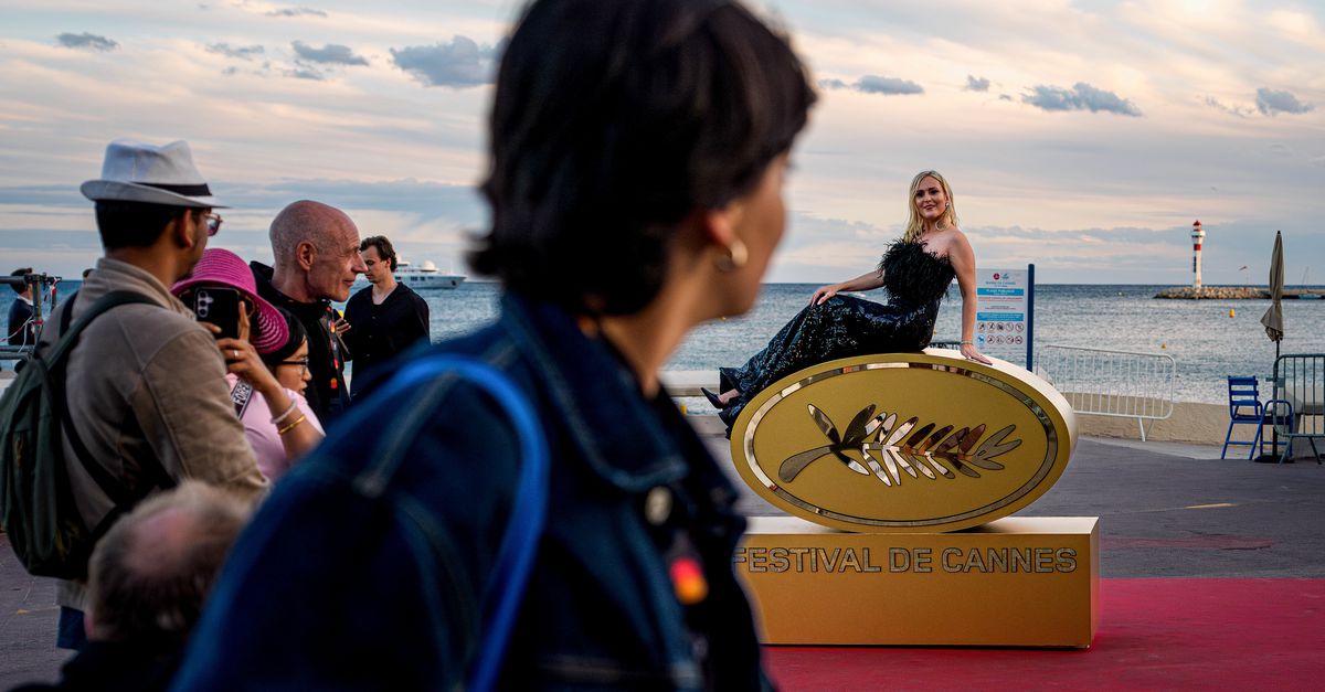In Cannes poseren ook gewone festivalgangers voor de camera