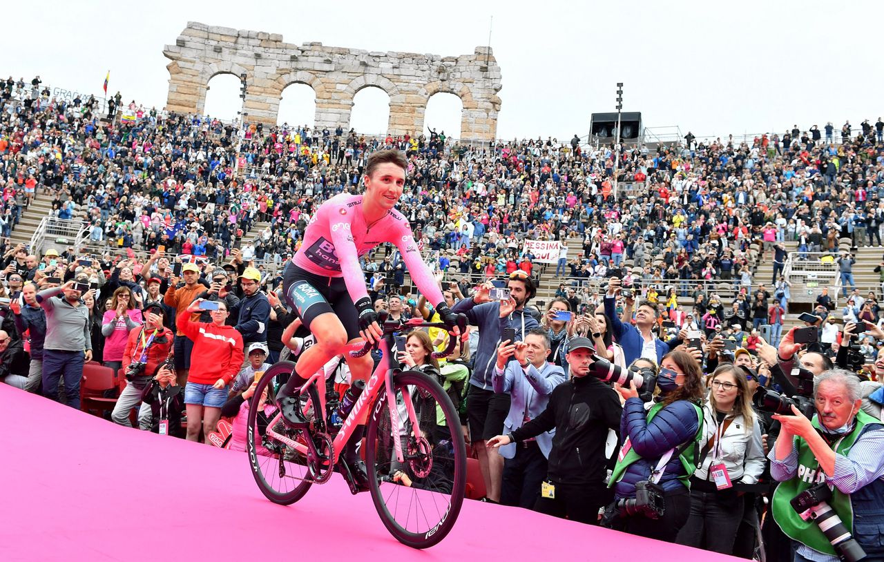 Hindley wint Giro d’Italia, Sobrero snelste in slottijdrit 