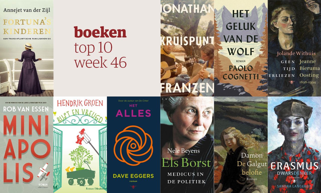 De tien bestverkochte boeken van week 46 