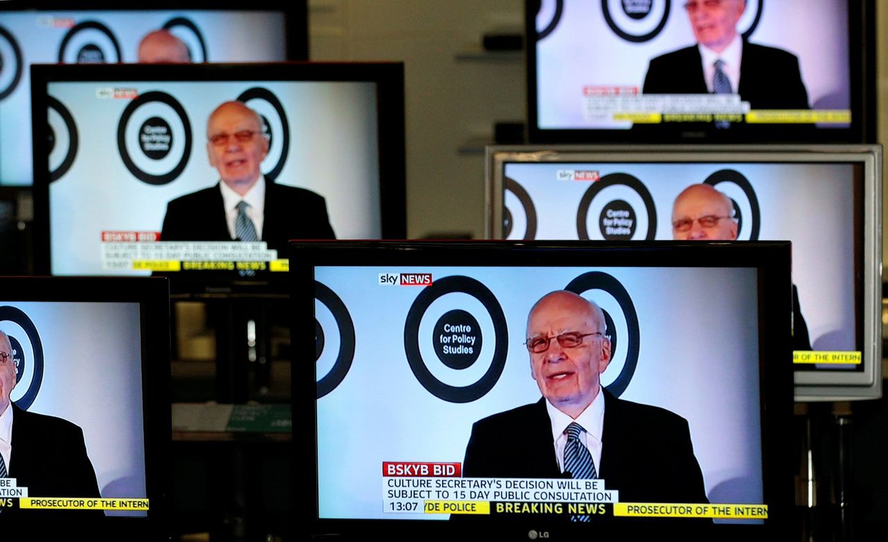 Zowel Murdoch als Comcast mag Sky overnemen 