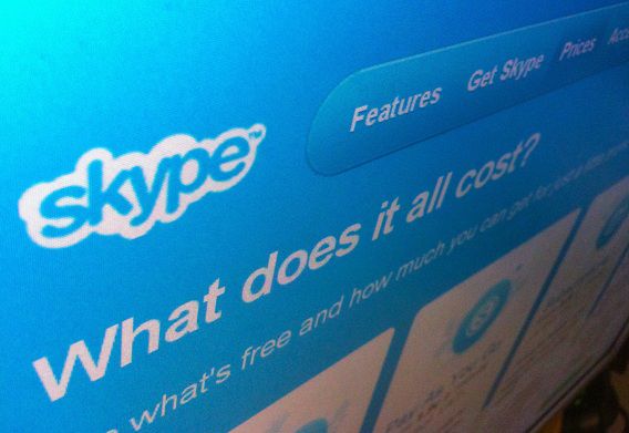 A page from the Skype website is seen in Singapore May 10, 2011. Microsoft Corp is close to a deal to buy Internet phone company Skype Technologies for $8.5 billion including debt, a source familiar with the situation said on May 9, 2011. A deal is expected to be announced as early as Tuesday morning, the source said. The source declined to be named because the talks are not public. REUTERS/David Loh (UNITED STATES - Tags: BUSINESS)