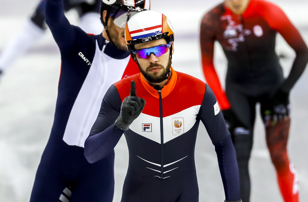 Zilver voor Sjinkie Knegt op 1.500 meter NRC