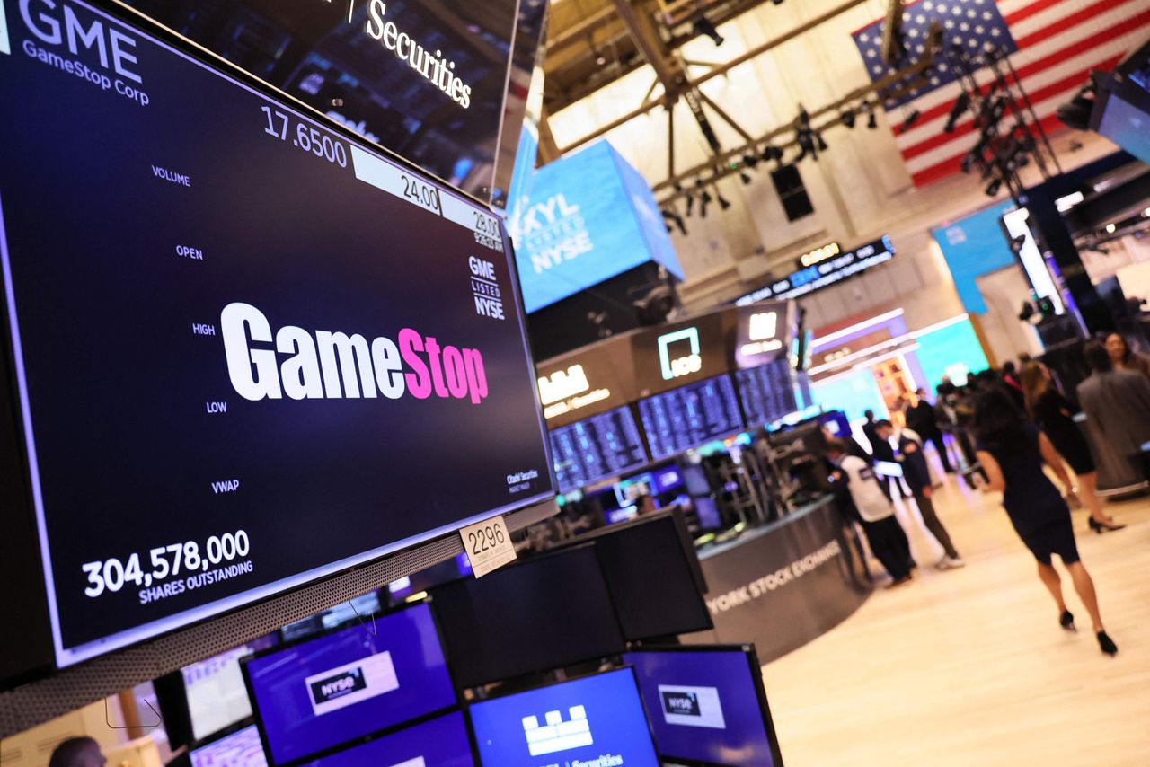 Het aandeel GameStop steeg woensdag bij de opening van Wall Street met 32 procent als gevolg van de positieve kwartaalcijfers.