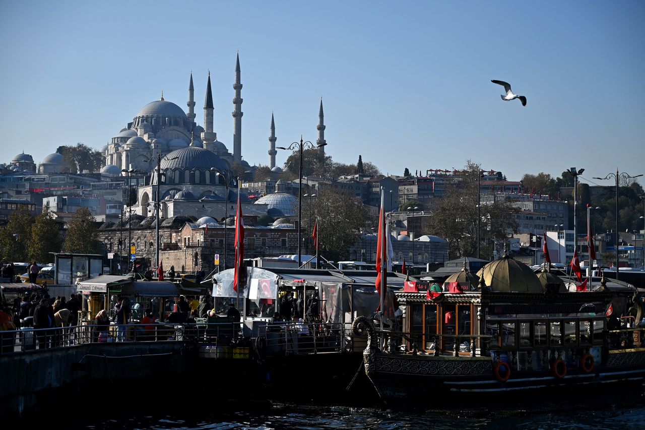 De Turkse stad Istanbul.