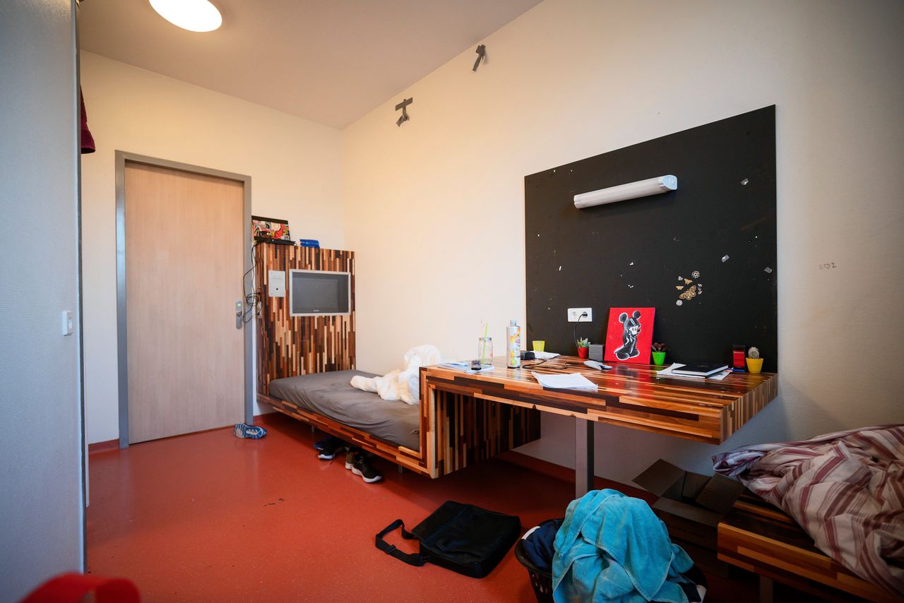Kamer van een bewoner van de gesloten jeugdzorginstelling Transferium Jeugdzorg in Heerhugowaard, in 2018. De instelling komt niet in het verhaal voor.