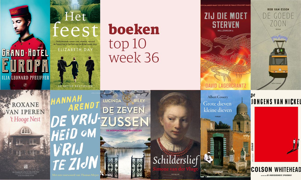 De tien bestverkochte boeken van week 36 