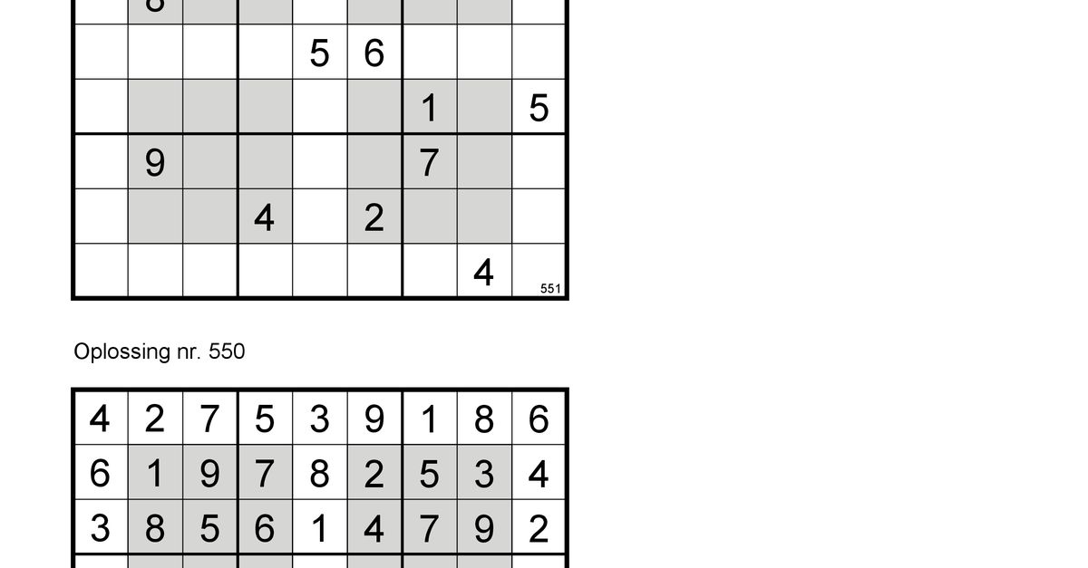 Sudoku NRC