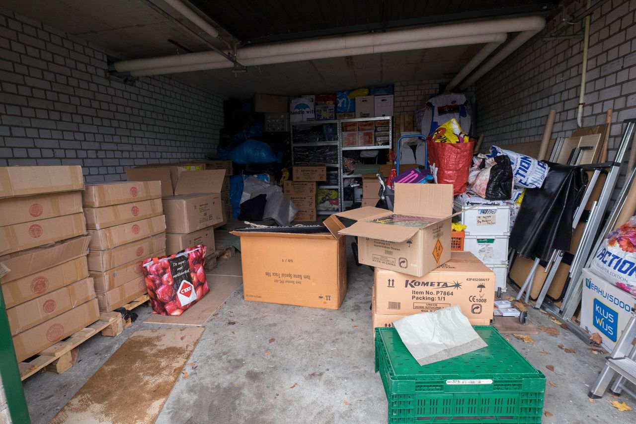 In 2018 vond de politie ruim 1.750 kilo illegaal vuurwerk in een garagebox in Wassenaar.