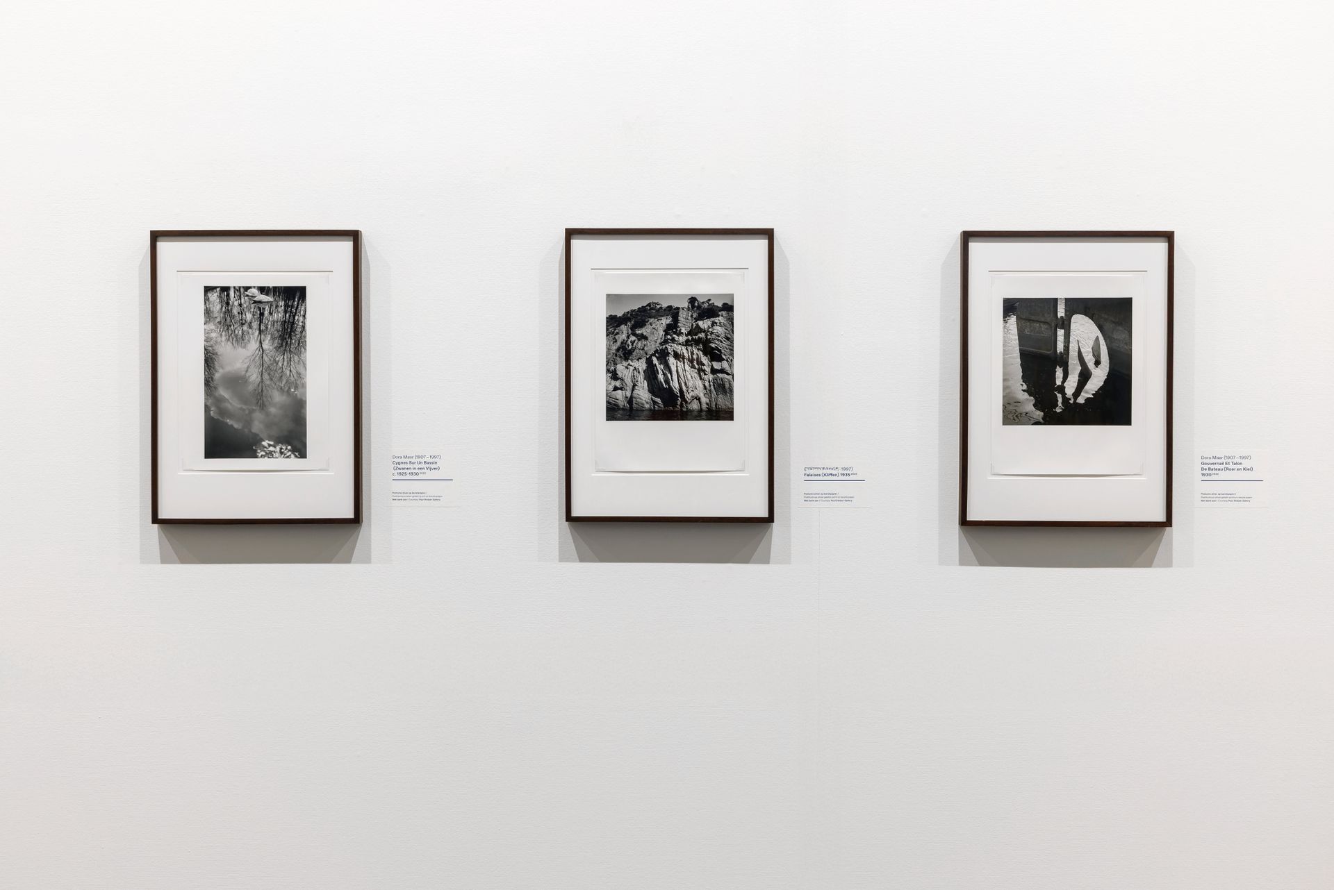 Fotos de Dora Maar en el Museo de Arnhem.