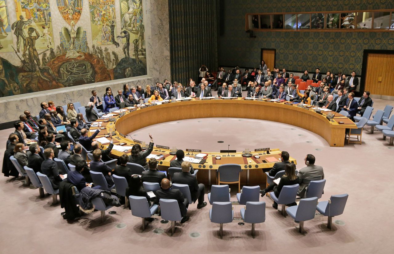 De VN-Veiligheidsraad donderdagmiddag (lokale tijd) in New York.