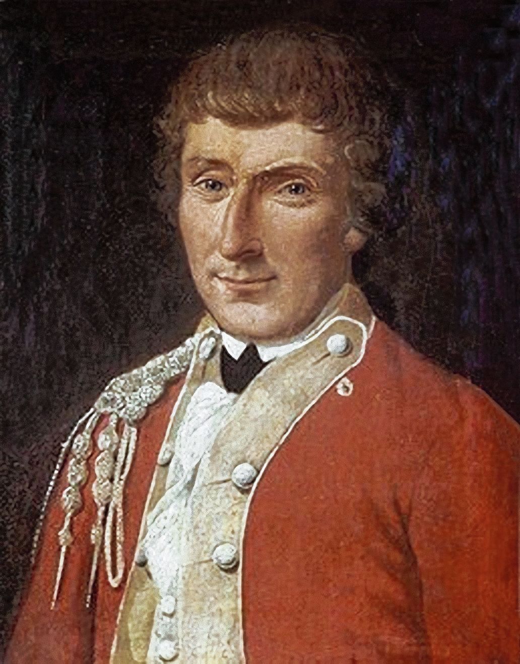 John Gabriel Stedman, geschilderd door C. Delin in 1783.