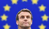 De Franse president Emmanuel Macron hield woensdag een toespraak in het kader van het Franse voorzitterschap van de Raad van de Europese Unie, in het Europees Parlement in Straatsburg.
