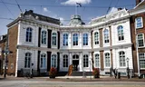 Het gebouw van de Raad van State in Den Haag. Foto RAMON VAN FLYMEN/ANP