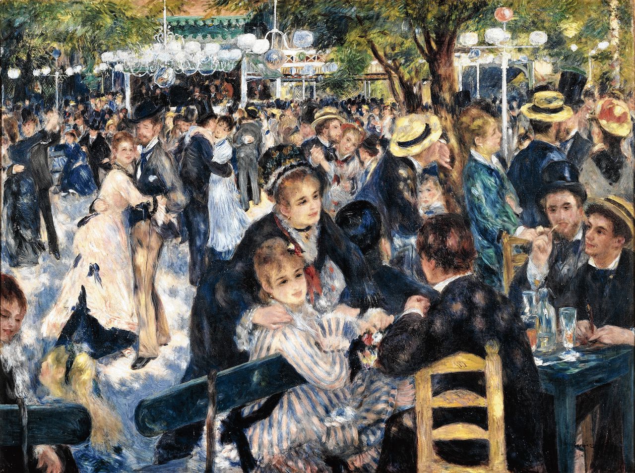 Pierre Auguste Renoir, Le Moulin de la Galette, olieverf (1876)