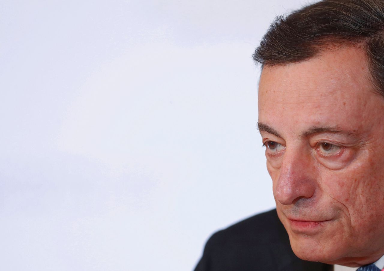 De persconferentie van Mario Draghi, president van de Europese Centrale Bank, klonk als een ingewikkelde balanceeract