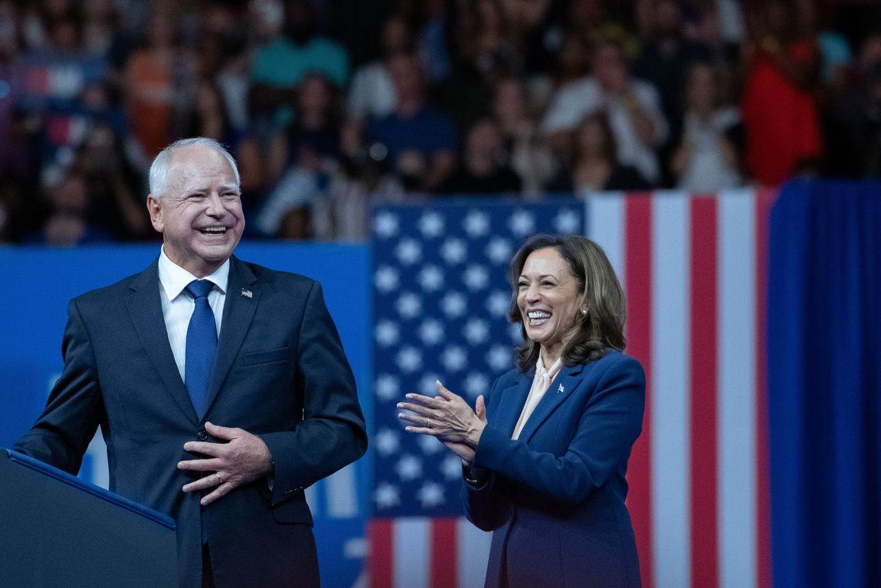 ‘Make America Laugh Again’: Kamala Harris en ‘golden retriever’ Tim Walz brengen het plezier terug bij Democraten 